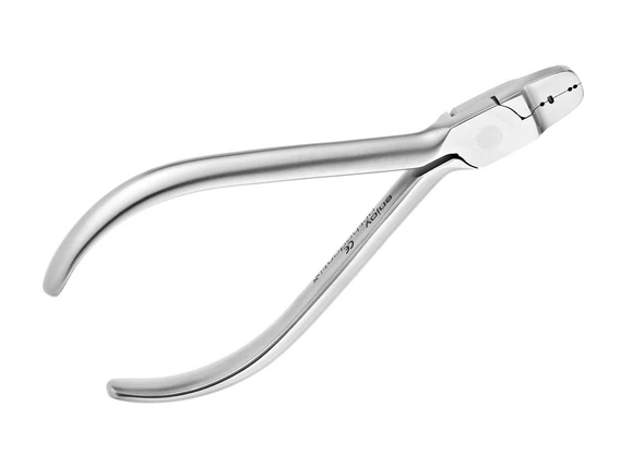 Lingual Bogenbiegezange mit Führungsrillen breit